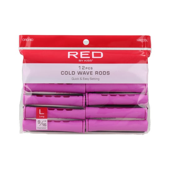 Red By Kiss Cold Wave Rods Long 9/16