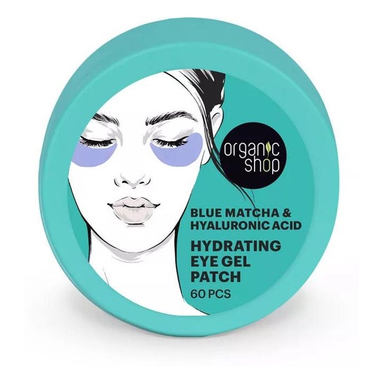 Organic Shop Hydrating Eye Gel Patch Blue Matcha Hyaluronic Acid 60uds Organic Shop Hydrating Eye Gel Patch Blue Matcha Hyaluronic Acid 60uds