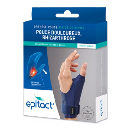 Epitact Rigid Thumb Orthosis Right TM 1ud Rizarthrosis Resting Right Thumb Orthosis