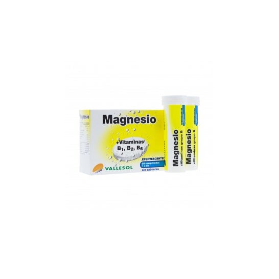 Vallesol magnesio y vitaminas 24comp efervescentes