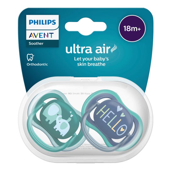 Philips Avent Ultra Air 18M+ Chupete Niño 2uds