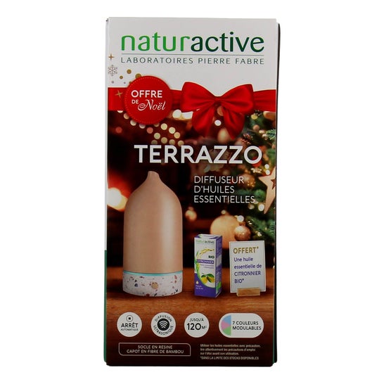Naturactive Set Difusor Terrazzo + Aceite Limón 10ml