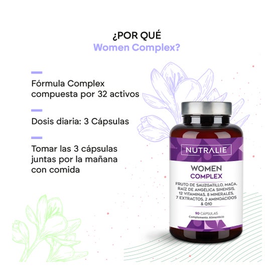Nutralie Women Complex con Q10 Actividad Hormonal 90caps