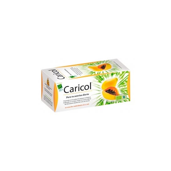 100% Natural Caricol Digestivo 20 Estuches Individuales