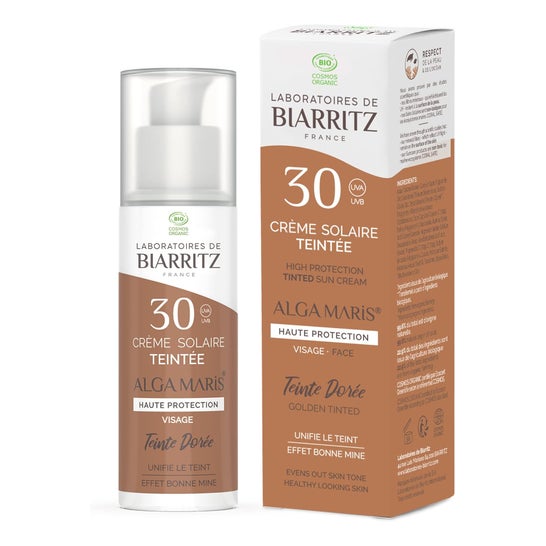 Laboratoires de Biarritz Crema Facial Color Dorado Spf30 50ml