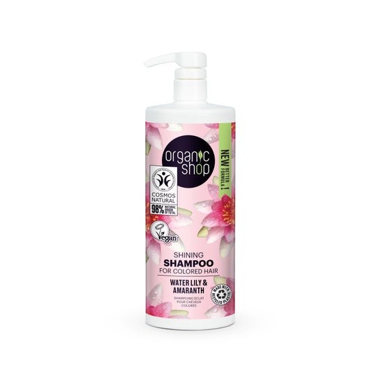 Organic Shop Shining Shampoo For Colored Hair Water Lily & Amaranth 1000ml