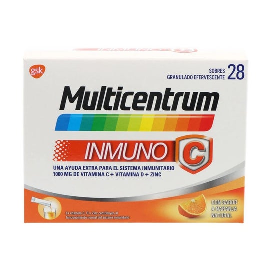 Multicentrum Inmuno C Efervescente 28 Sobres