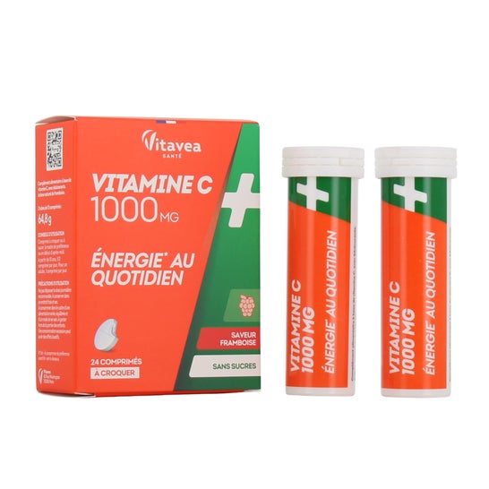 Vitavea Vitamina C 1000mg Frambuesa 24comp