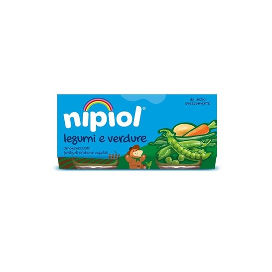 Nipiol Set Homogeneizado Legumbres y Verduras 2x80g