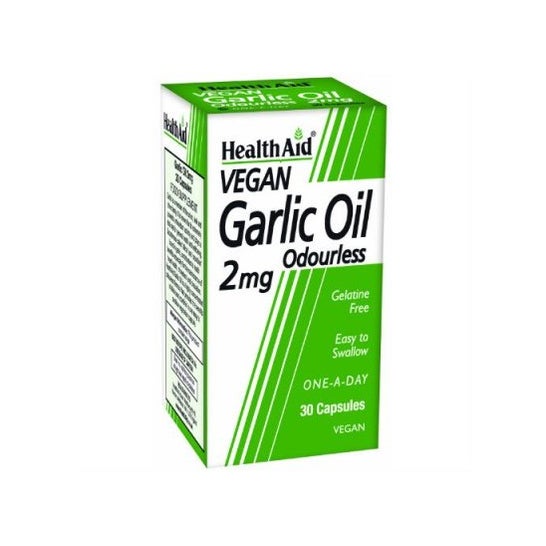 HealthAid Garlic Oil Odourless 2mg 30caps
