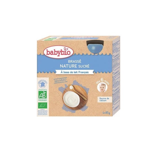 Babybio-fles Messing Nature 4X85g