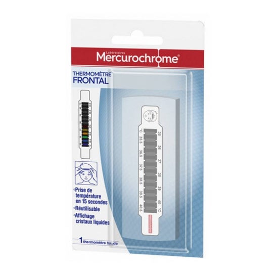 Mercurochrome Stirnband-Thermometer 1ut