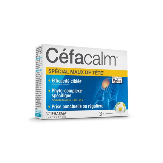 3C Pharma Céfacalm 15 tablets