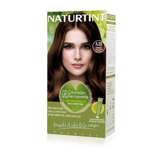 Naturtint Tinte de Cabello 4.35 Marrón Capuchino Intenso 1ud