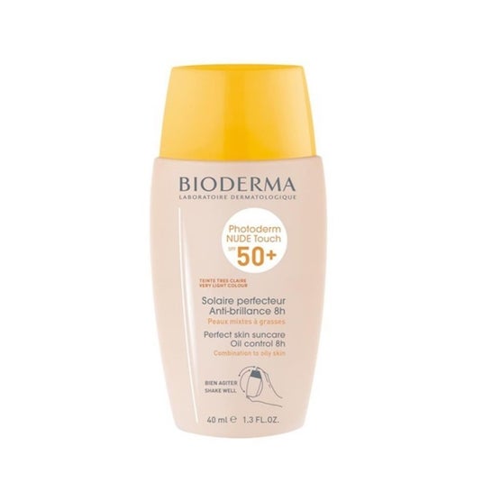 Bioderma Photoderm Nude Touch SPF50+ Sehr helle Farbe 40ml