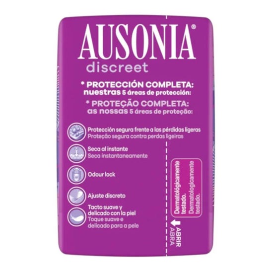 Ausonia Discreet Extra 10uts Ausonia Discreet Extra 10uts