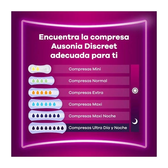 Ausonia Discreet Extra 10uts Ausonia Discreet Extra 10uts