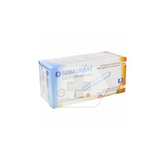 Farmaconfort Tampon 100% algodón Super Plus 14 uds