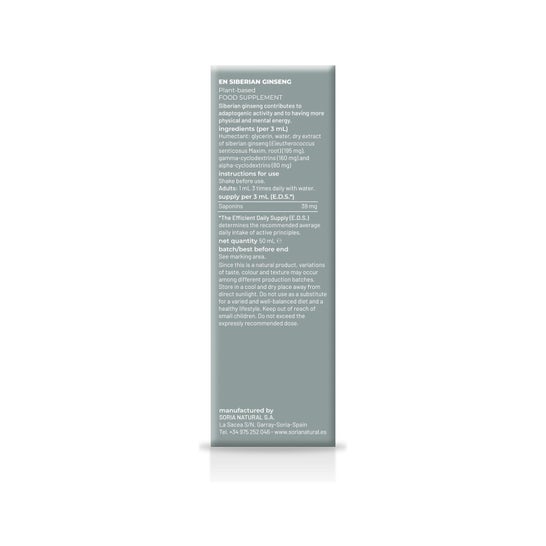 Extracto Eleuterococo Xxi 50 ml Soria Nat