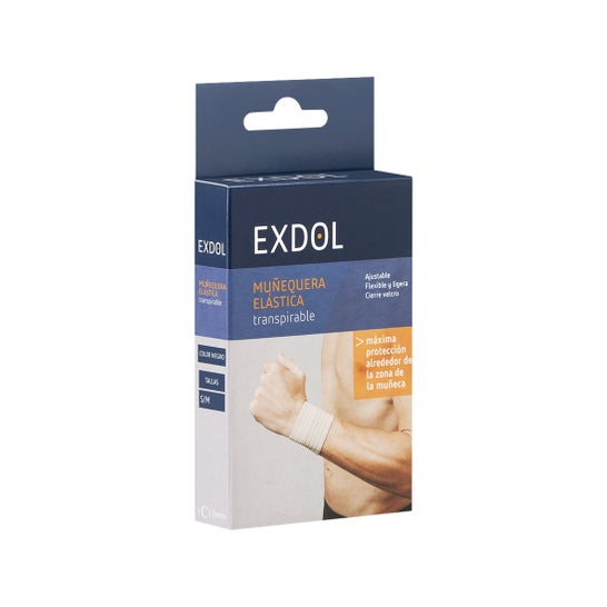 Exdol Nosa elastisch ademend polsbandje beige TS / M 1ud