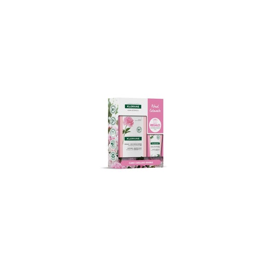 Klorane Champú Peonía 400ml + Acondicionador 50ml