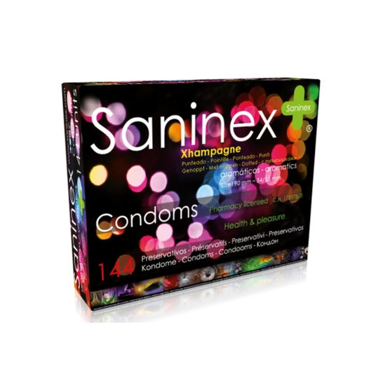 Saninex Xhampagne Aromatic Condoms 144uds