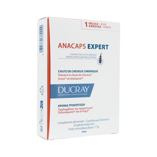 Ducray Anacaps Expert Caída del Cabello Crónica 30caps