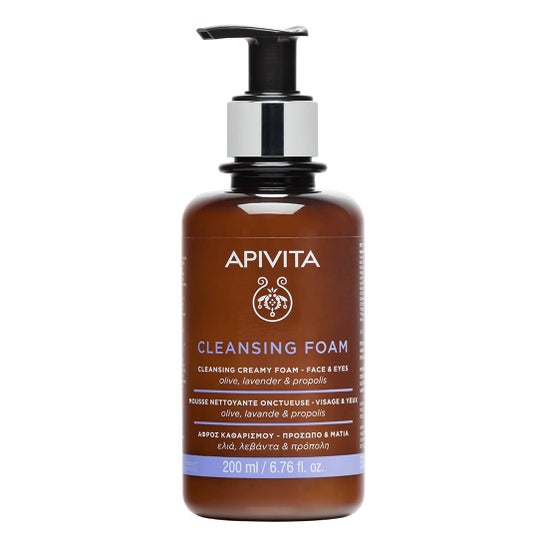 Apivita Creamy Cleansing Foam Face Eyes 200 ml