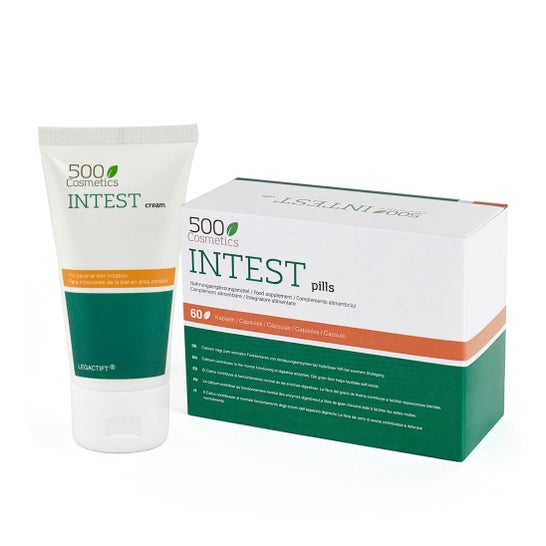 500Cosmetici Confezioni Intest Para Hemorroides 60Caps+Crema 100ml