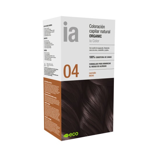 Interapothek Kit Coloración Natural Organic 04 Castaño Medio