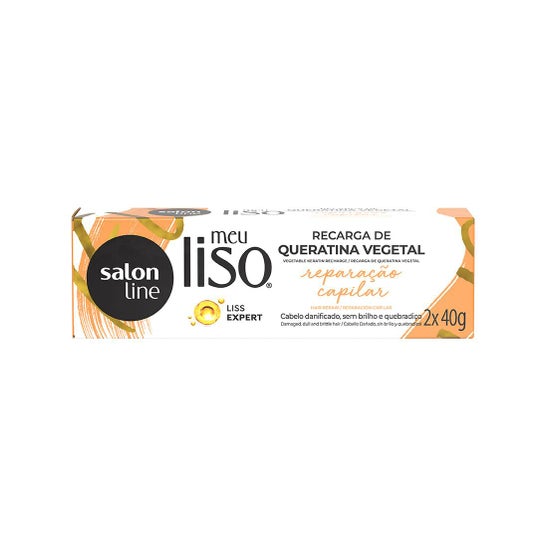 Salon Line Meu Liso Recarga de Queratina Vegetal 2x40g