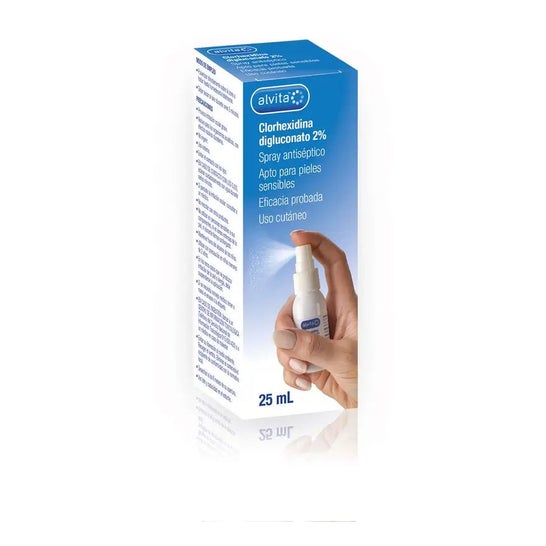 Alvita Clorhexidina Digluconato 2% Spray Antiséptico 25ml Alvita Clorhexidina Digluconato 2% Spray Antiséptico 25ml