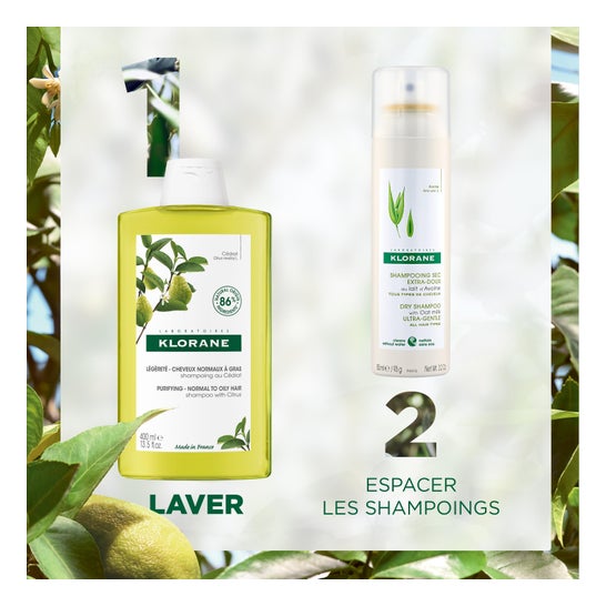 Kloran shampoo med citronmasse 400ml