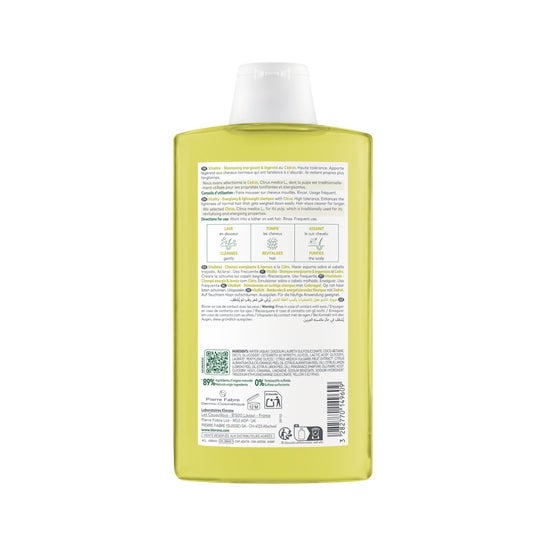 KLORANE Shampoo alla polpa di cedro 400ml