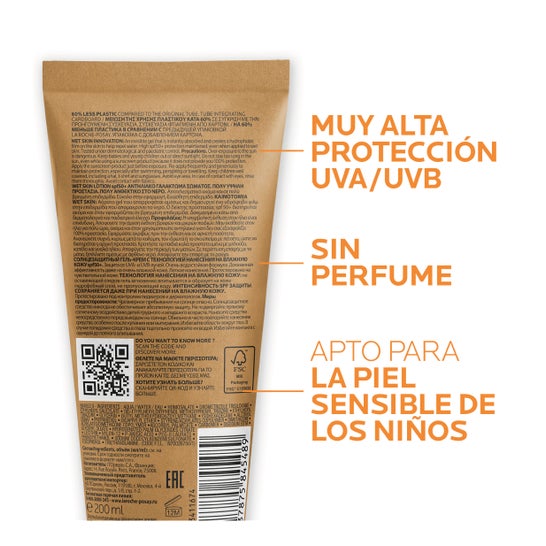 La Roche-Posay Anthelios Dermo-Pediatrics Loción Wet Skin SPF50+ 200ml