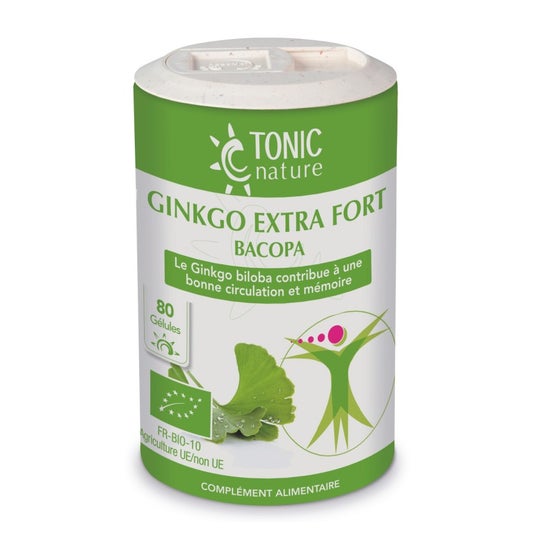 Tonic Nature Ginkgo Bacopa Extra Fuerte 80 Perlas