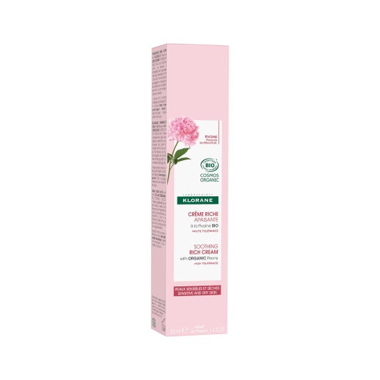 Klorane Crema Rica Calmante a la Peonía BIO 40 ml