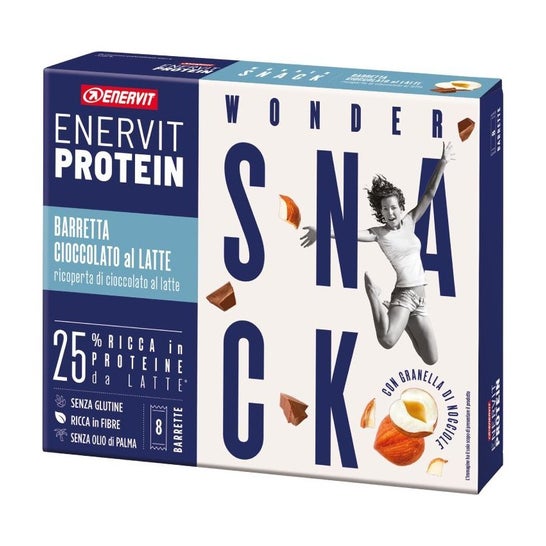Enervit Protein Snack Proteico Barrita de Chocolate 8x27g