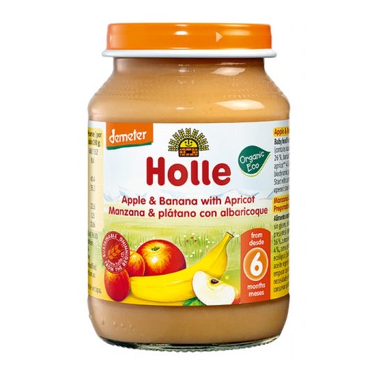 Holle Potito Manzana Platano Apricot