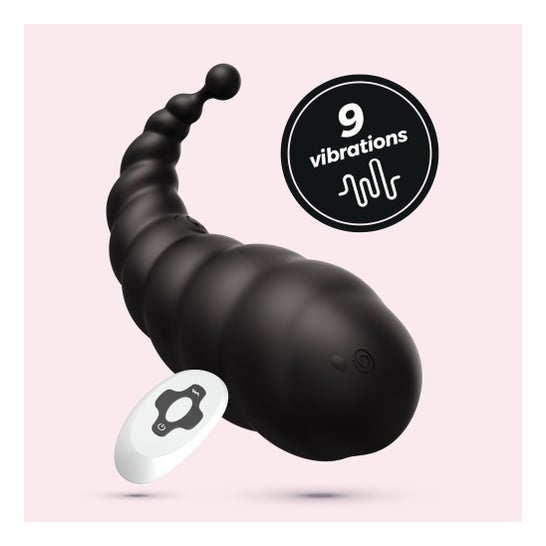 Crushious Cocoon Huevo Vibrador Recargable Negro 1 ud