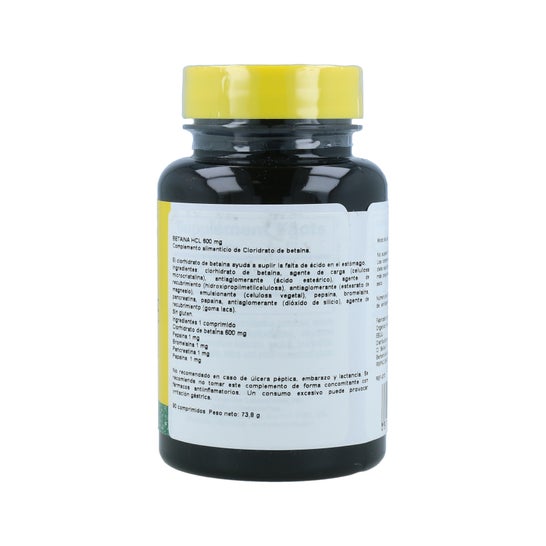 NaturesPlus Betaina HCL 600mg 90comp