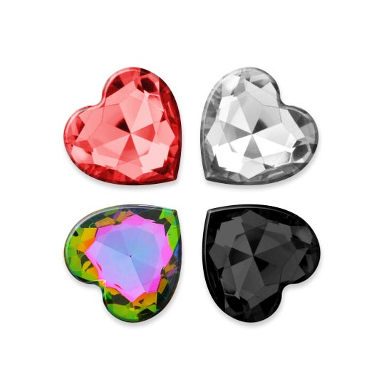 Crushious Cuore Plug Anal Mediano 4 Joyas Intercambiables 1ud