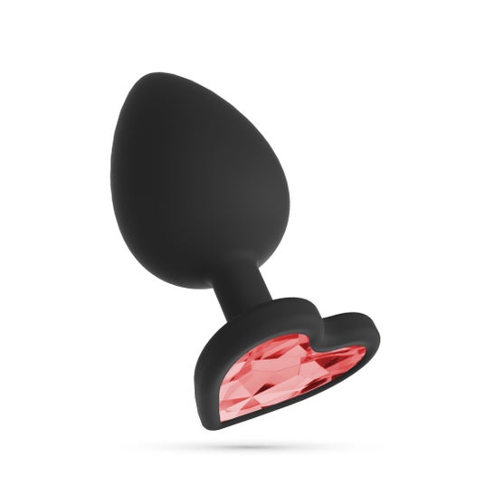 Crushious Cuore Plug Anal Mediano 4 Joyas Intercambiables 1ud