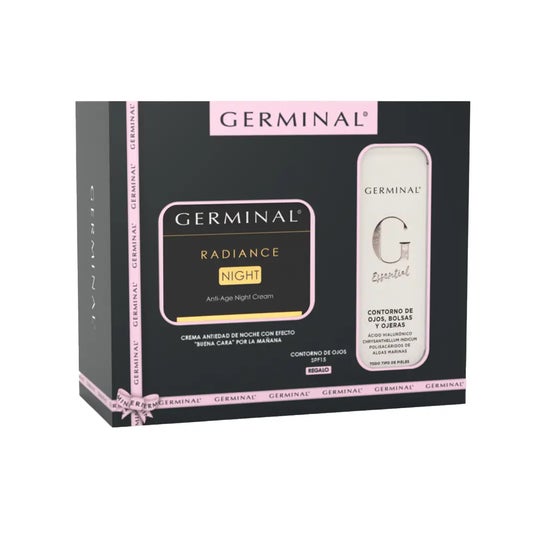 Germinal Pack Radiance Night 50 ml + Essential Contorno Ojos 15 ml