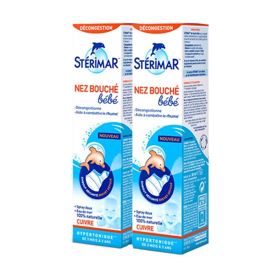 Sterimar Children Hypertonic Spray Corked Nose 2X100ml