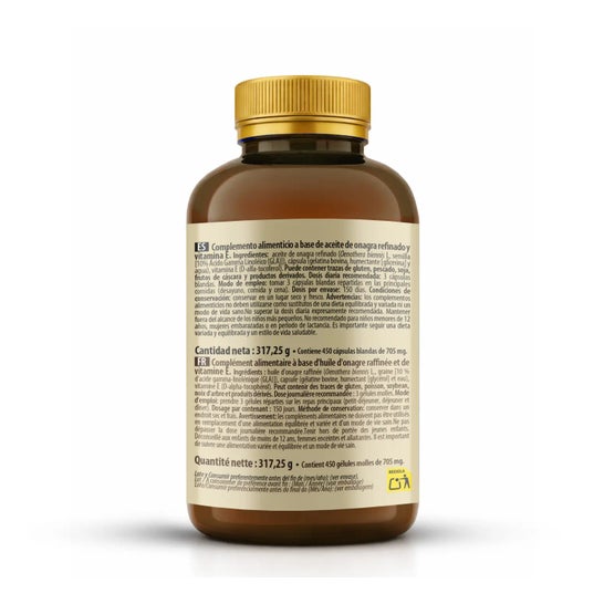Phytofarma Aceite de Onagra 450 cápsulas blandas