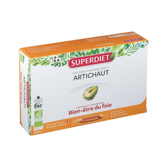 Super Diet  Organic Artichoke 20 Phials