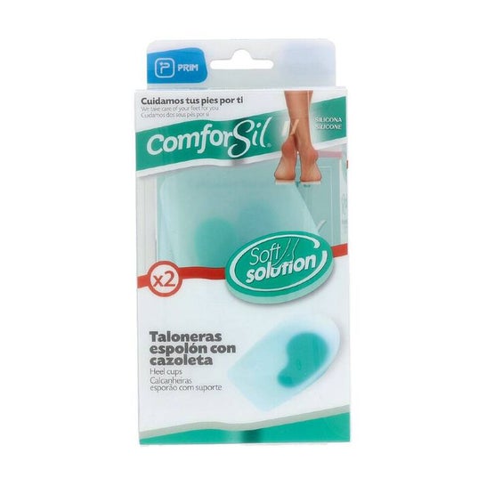 Comforsil silicone heel cup with spur cup T-34-37 2 uts