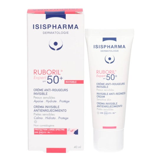 Isispharma Ruboril SPF50+ Expert Niewidoczny Przeciw Zaczerwienieniom 40 ml
