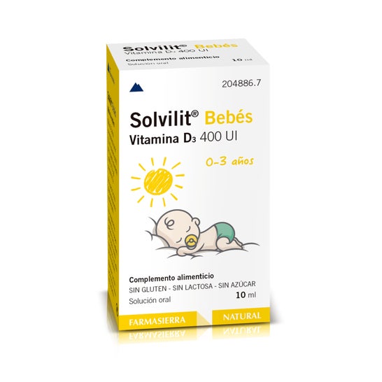 Solvilit® Bebés Vitamina D3 400 UI 10ml